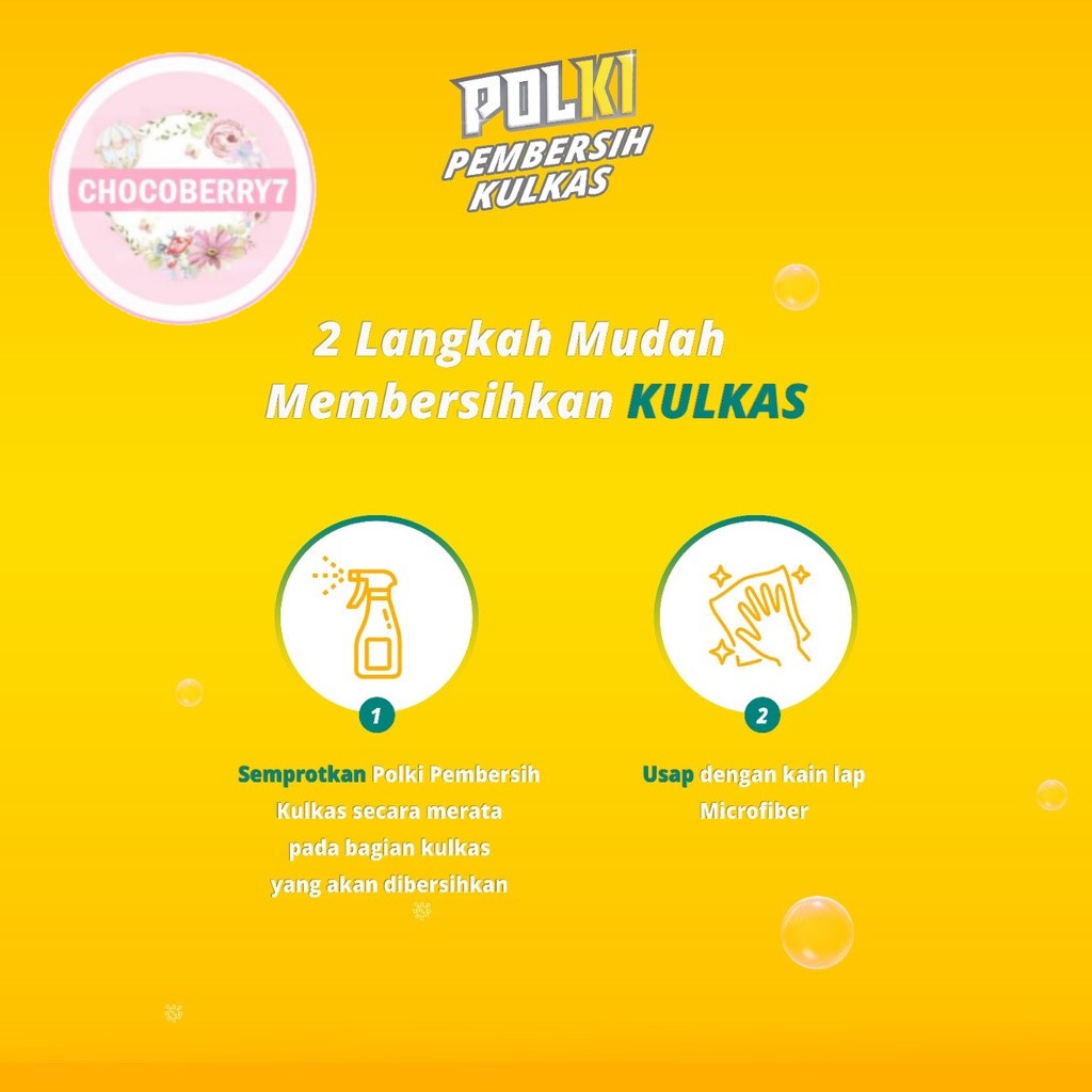 Polki Pembersih Kulkas Cairan 400ml Safe Spray Cleaner 400 ml