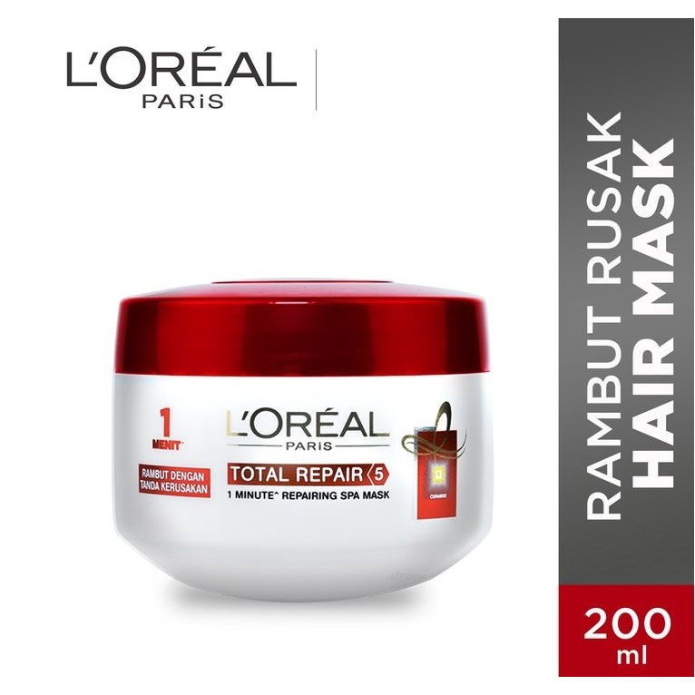 Loreal Paris Total Repair 5 Mask Hair Mask 200ml - Masker Rambut