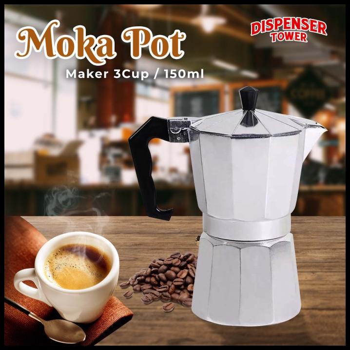 Moka Pot Espresso Maker / Moka Pot Coffee 3Cup / Moka Pot Espresso