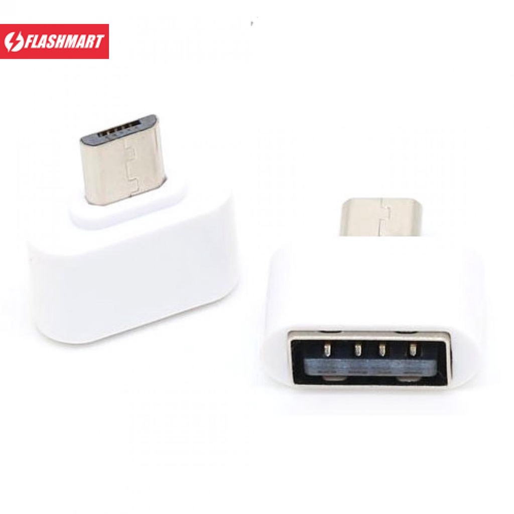 Flashmart Mini OTG Adapter Micro USB ke USB Female - V8