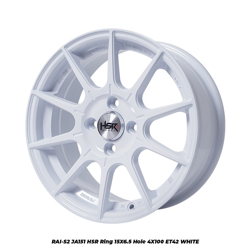 Pelek Mobil HSR RAI-S2 R15 Velg HSR Ring 15 Agya Ayla Brio Mobilio Calya Sigra