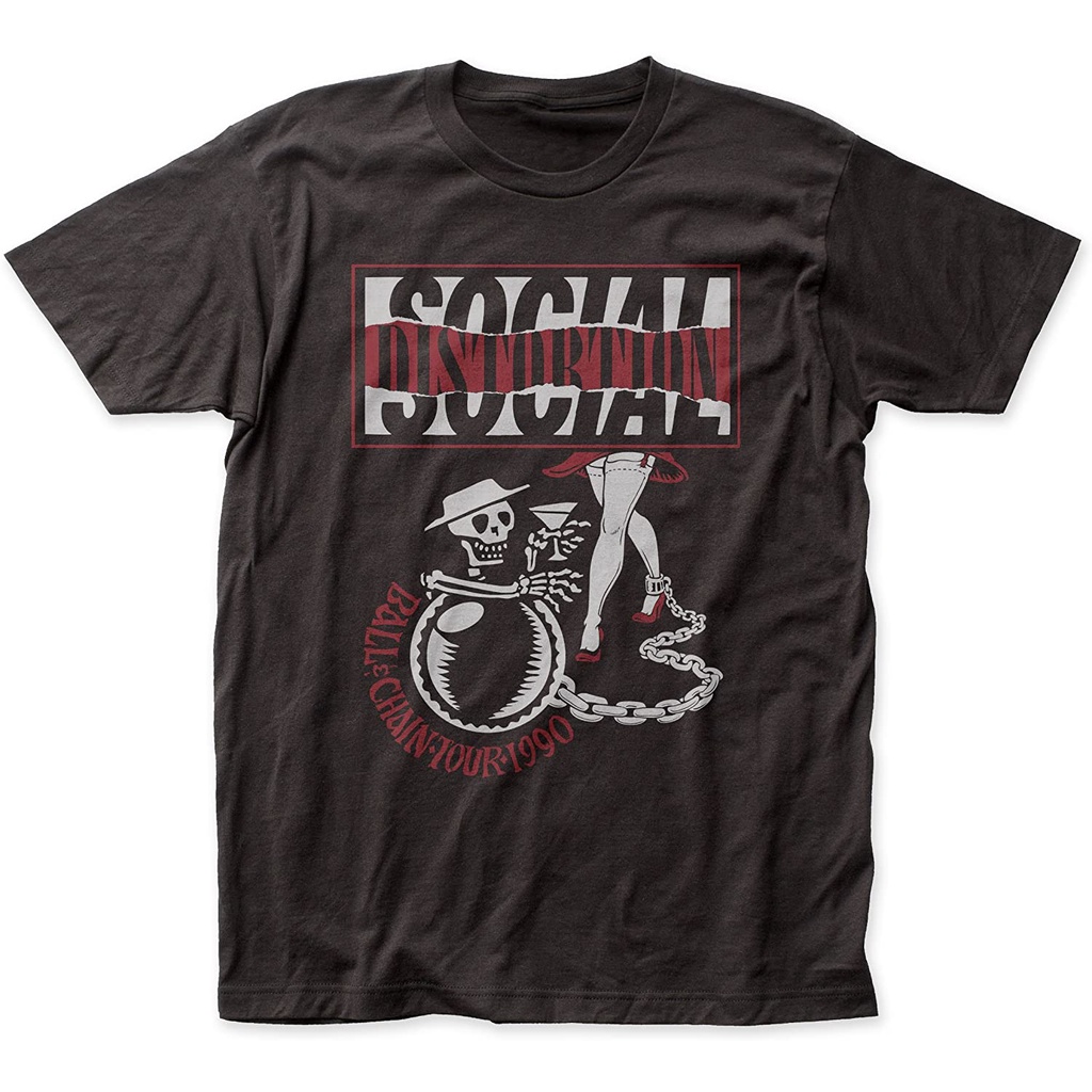 KAOS Social Distortion Ball and Chain Tour Fitted Jersey tee