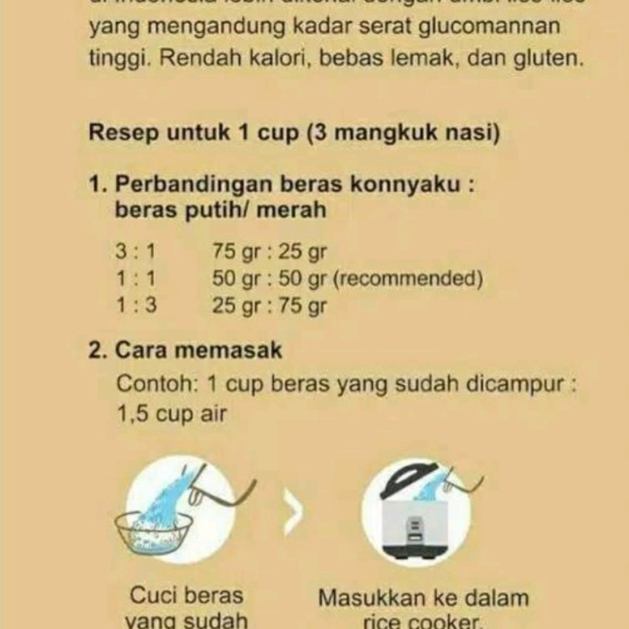 

beras shirataki 1kg