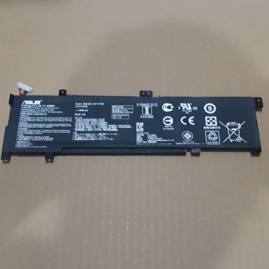 Baterai Asus B31N1429 K501 K501U K501UB K501UQ K501UW ORIGINAL