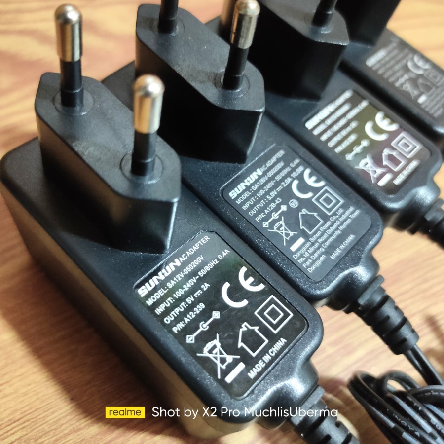 Adaptor Sunun Original 5V 2A jack kecil Android Tv Box-Akari AX512