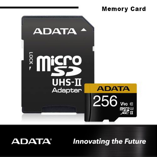 ADATA Premier One MICRO SDXC UHS-II U3 Class 10 256GB - GOLD