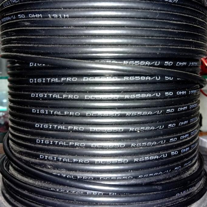 Kabel RG58 50 OHM DIGITAL PRO Jual Meteran RG 58 pcmelektrob9090 Murah
