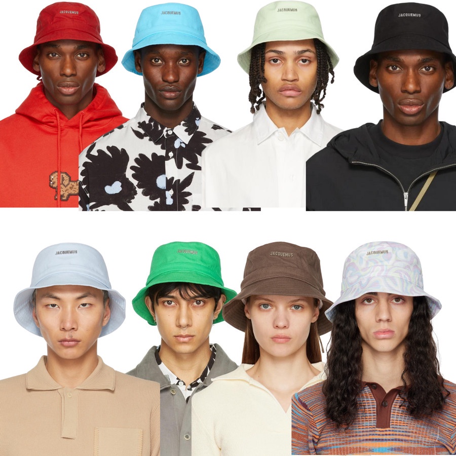 Jacquemus La Montagne 'Le Bob Gadjo' Bucket Hat 100% Original