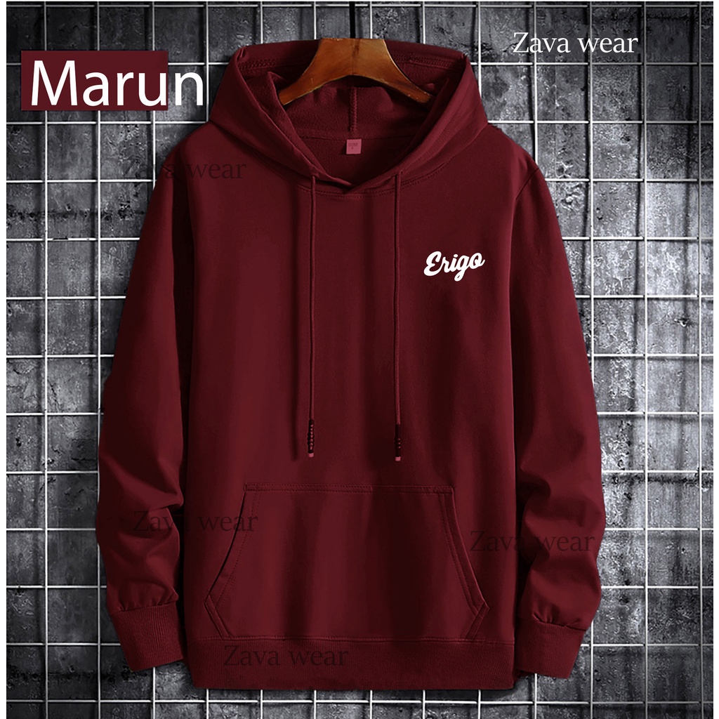 Sweater pria distro keren Zava Wear Hoodie pria distro simple warna Jaket pria terbaru 2022 keren Suiter cowok Best Seller