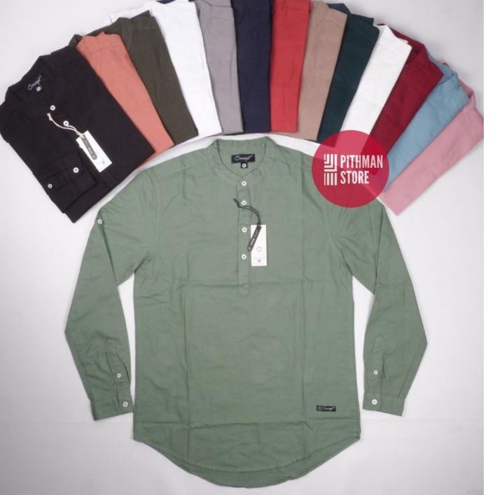 RECOMENDED U24 kemeja semi kemko kemeja concept / kemeja koko / semi koko lengan panjang ㅐ