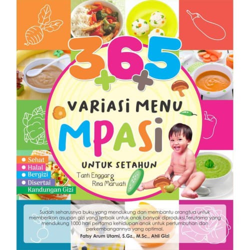 BUKU 365 ++ VARIASI MPASI UNTUK SETAHUN - TANTI ENGGAR [ORIGINAL]