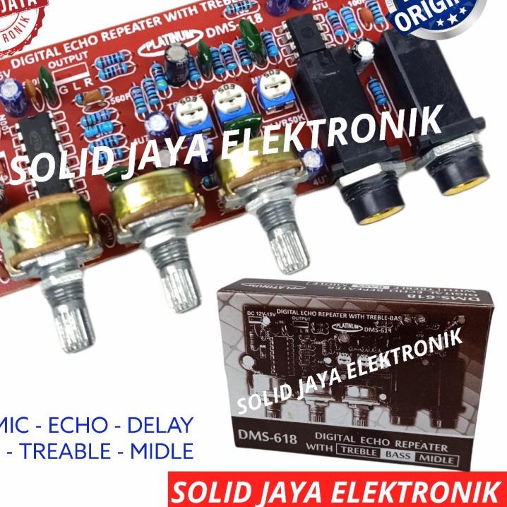 ✫ KIT DIGITAL ECHO REPEATER DMS-618 MIC BASS TREABLE MIDLE VOKAL DMS618 DMS 618 MIK VOKAL MIDLLE KAR