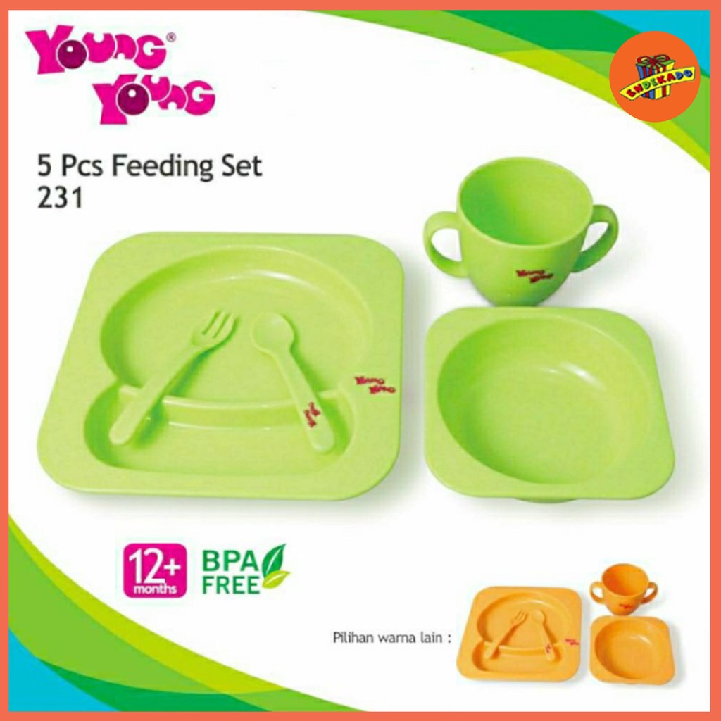 YOUNG YOUNG 5 PCS FEEDING SET 321