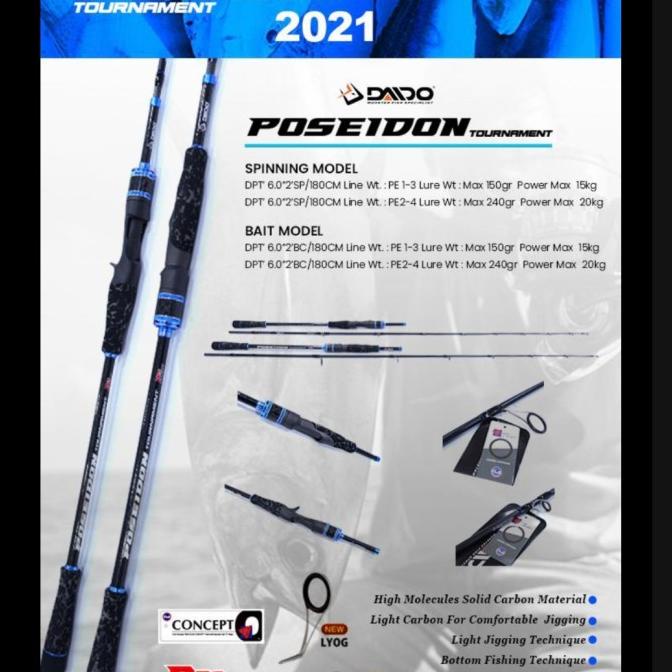 Joran Daido Poseidon Pro New Tournament 602 180 Cm Spinning