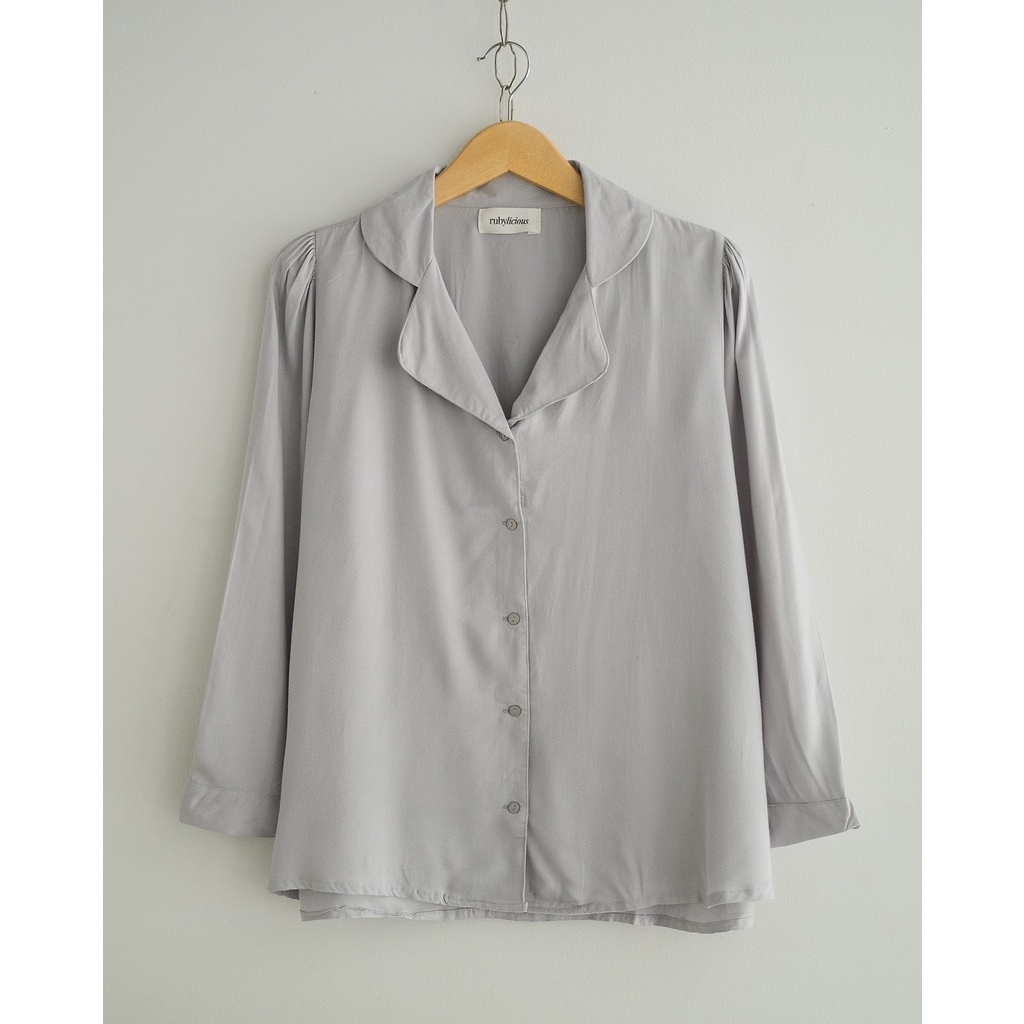 Myrubylicious TALYA SHIRT KODE 3239 | KEMEJA WANITA | KEMEJA LENGAN PANJANG | KEMEJA POLOS| KEMEJA RAYON