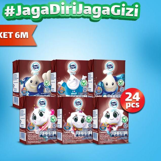 

☜ Frisian Flag Zuzhu Susu UHT Chocolate 24 x 115 mL ♙