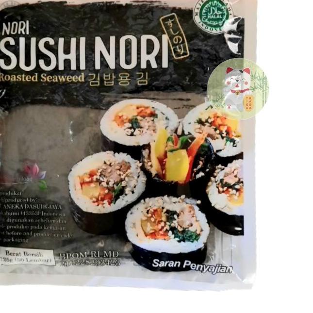

♚ Nori Sushi Nori Roasted Seaweed Rumput Laut 50 Lembar ➭