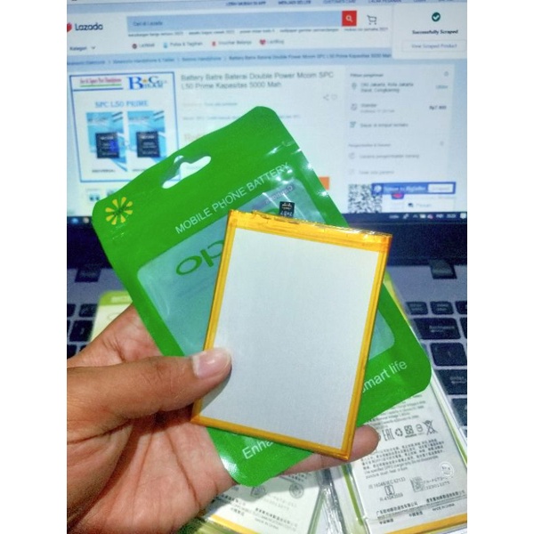 Batre batrai baterai Oppo BLP673 BLP 673 A3S / A5S / A5 / A7 / Realme 2 / C1 / C2 ORIGINAL