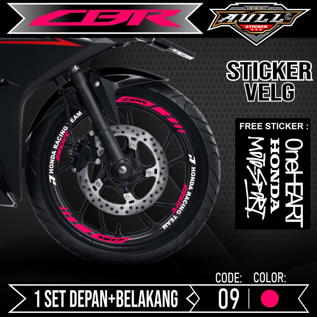 STICKER STIKER Cutting Velg CBR 150R - Aksesoris Stiker Cutting Sticker List Velg Motor Honda CBR150