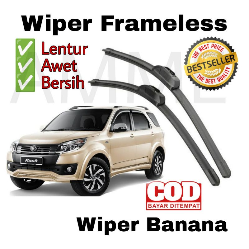 Wiper Rush Terios Lama Frameless