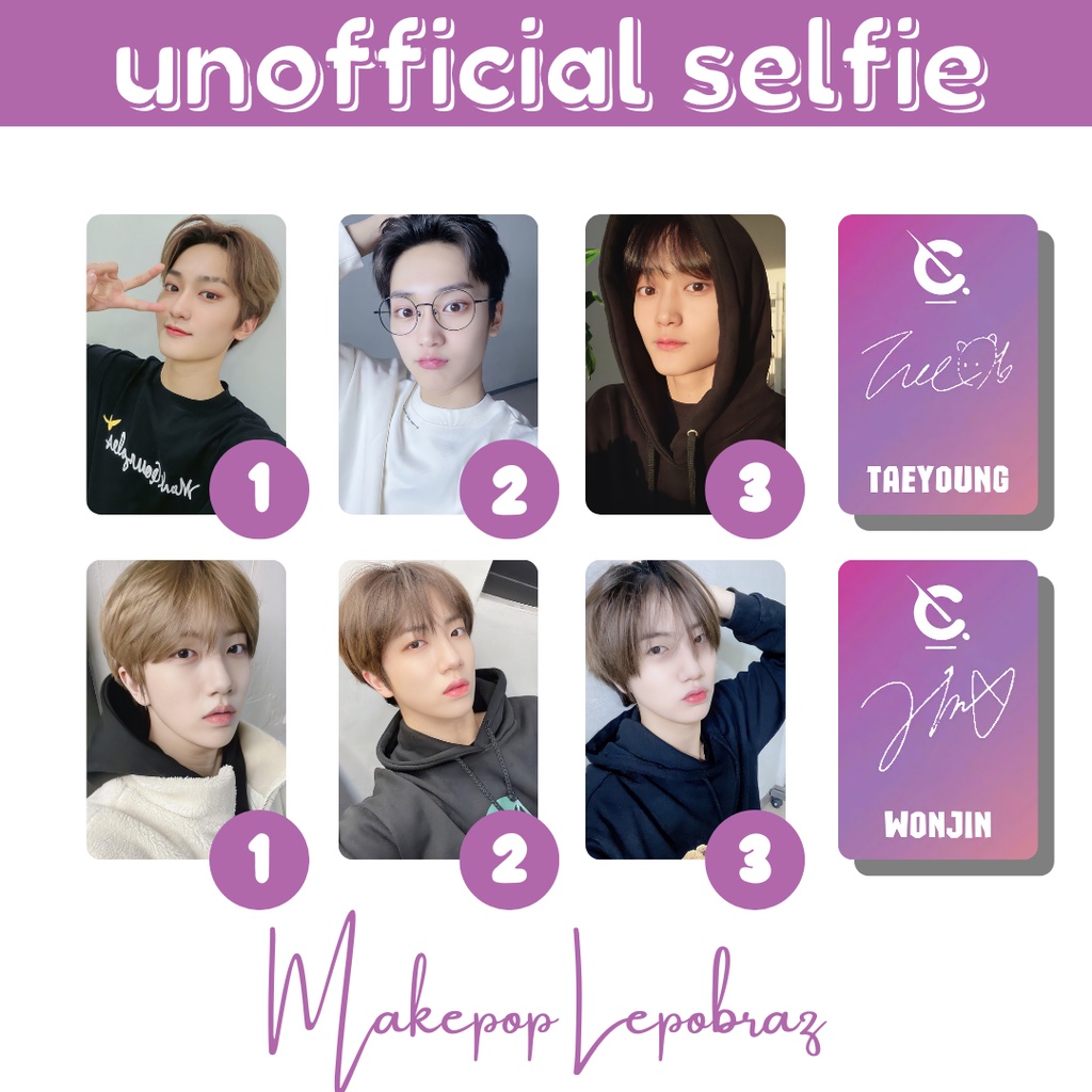 [MIN. 3 PC] CRAVITY UNOFFICIAL SELFIE - BOYFRIENDABLE PC ALLEN HYEONGJUN JUNGMO MINHEE SEONGMIN SERIM TAEYOUNG WONJIN WOOBIN