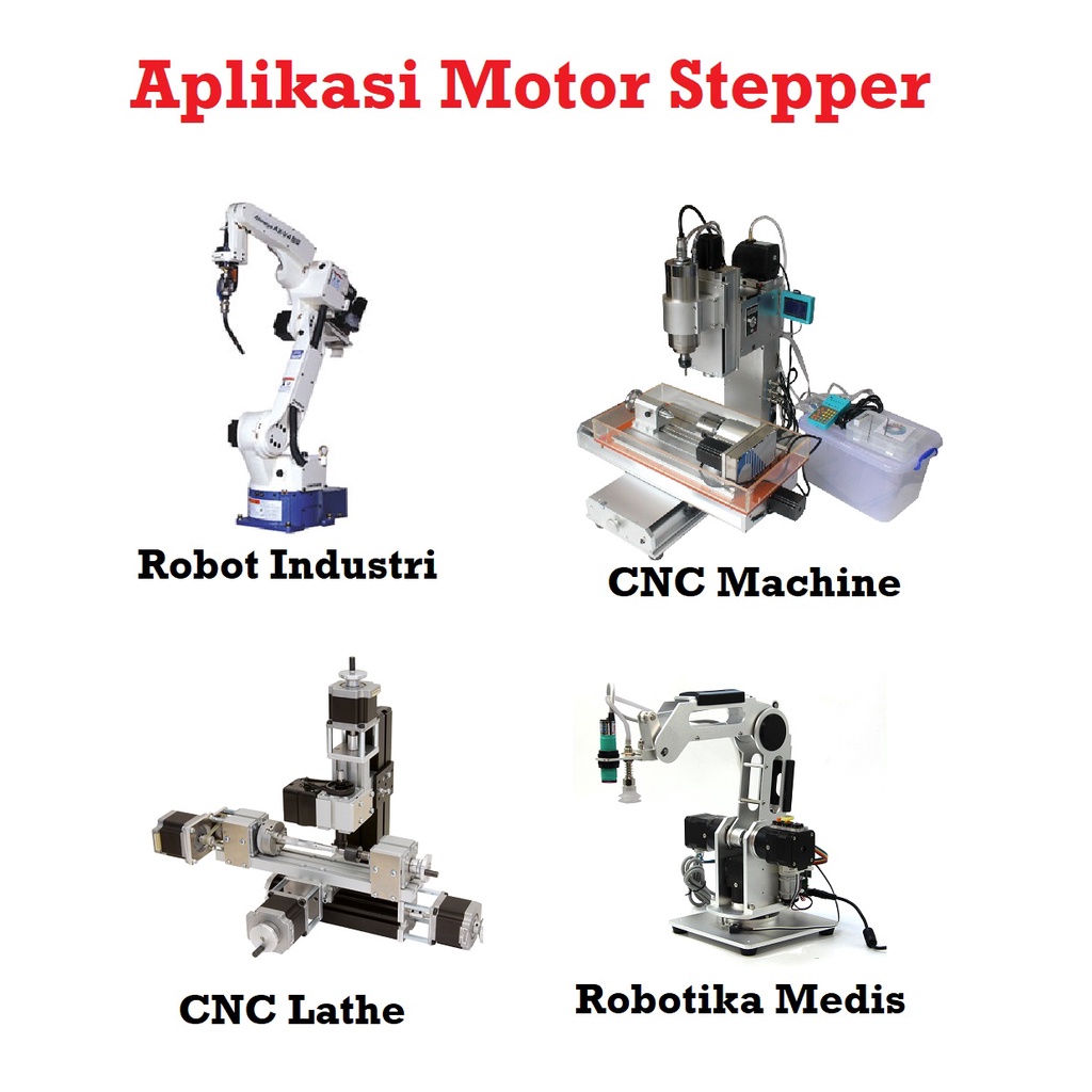 [HAEBOT] Motor Stepper Nema 34 86HS65 2.8Nm 65mm 3A Shaft 14mm CNC Laser Router Plasma Milling High Torque Mesin Robot Induksi Slider Mekanik Bipolar 2 Phase Fasa Coil Dinamo Penggerak