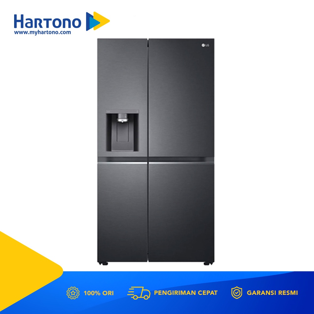 LG Kulkas Side By Side Refrigerator GCL257CQEL