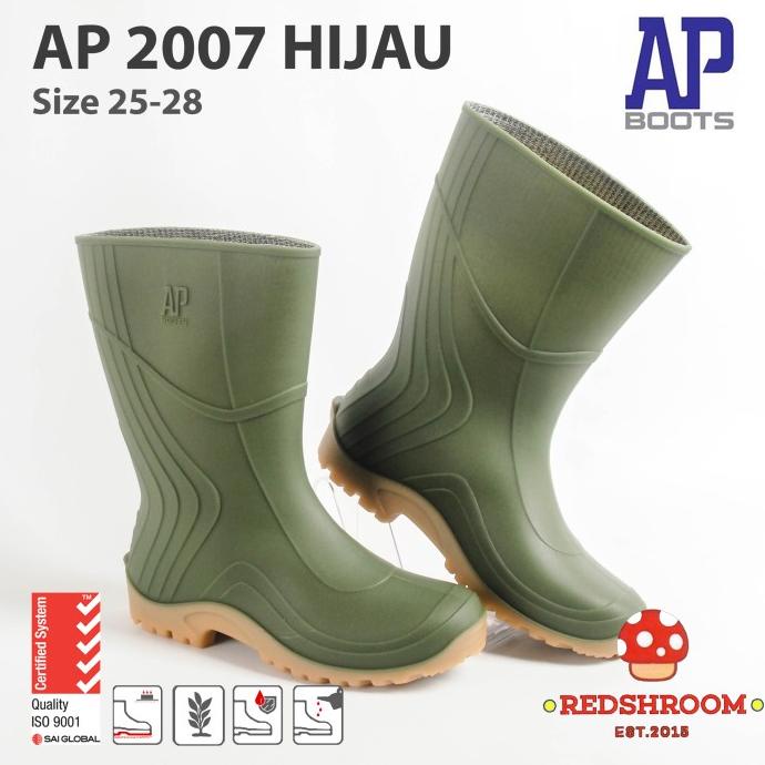 Sepatu Boot Pendek AP Boots AP 2007 sepatu KEBUN PABRIK PETERNAKAN