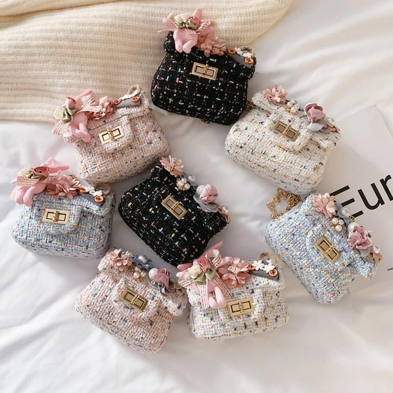 VIRAL ￼Tas Anak Perempuan Selempang Chain Korea Fashion / ￼TAS SELEMPANG MINI ANAK KOREA / SLING BAG