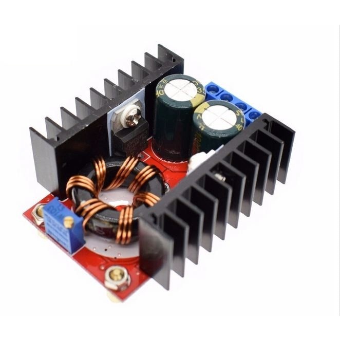 Step up Stepup Penaik Menaikan tegangan 150W 150Watt DC Boost Converter 10Volt 12volt 24Volt 32V to ke 12Volt 12V 35Volt 6A 6amper Step Up Voltage Charger