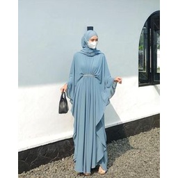 jingga jumbo kaftan terbaru dress muslimah jumbo gamis ceruty babydoll oversize ld 140 baju lebaran wanita muslim 2023