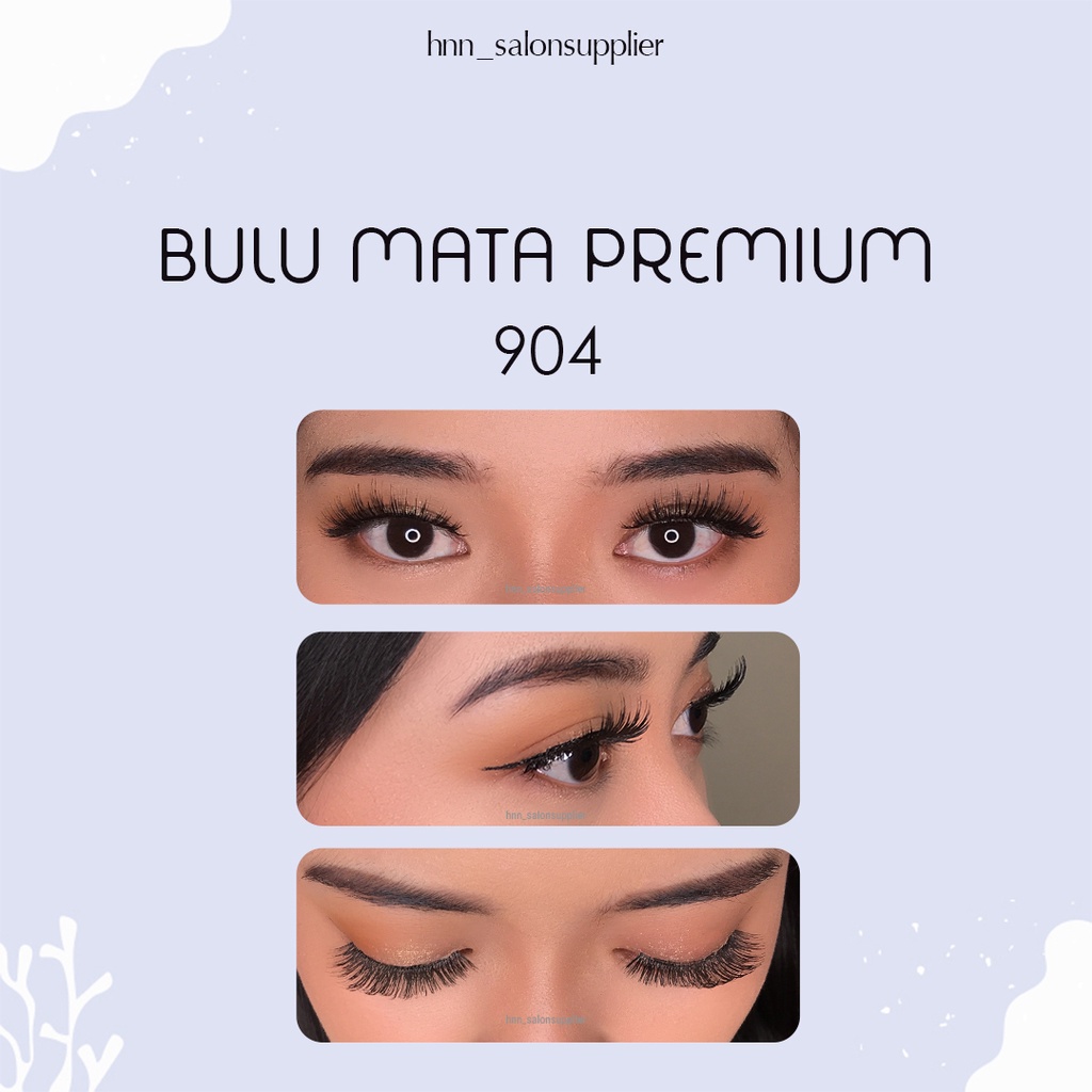 904 Bulu Mata Palsu Handmade Fake Eyelash Eye Lashes Lash Artifivial Belle Eyelashes