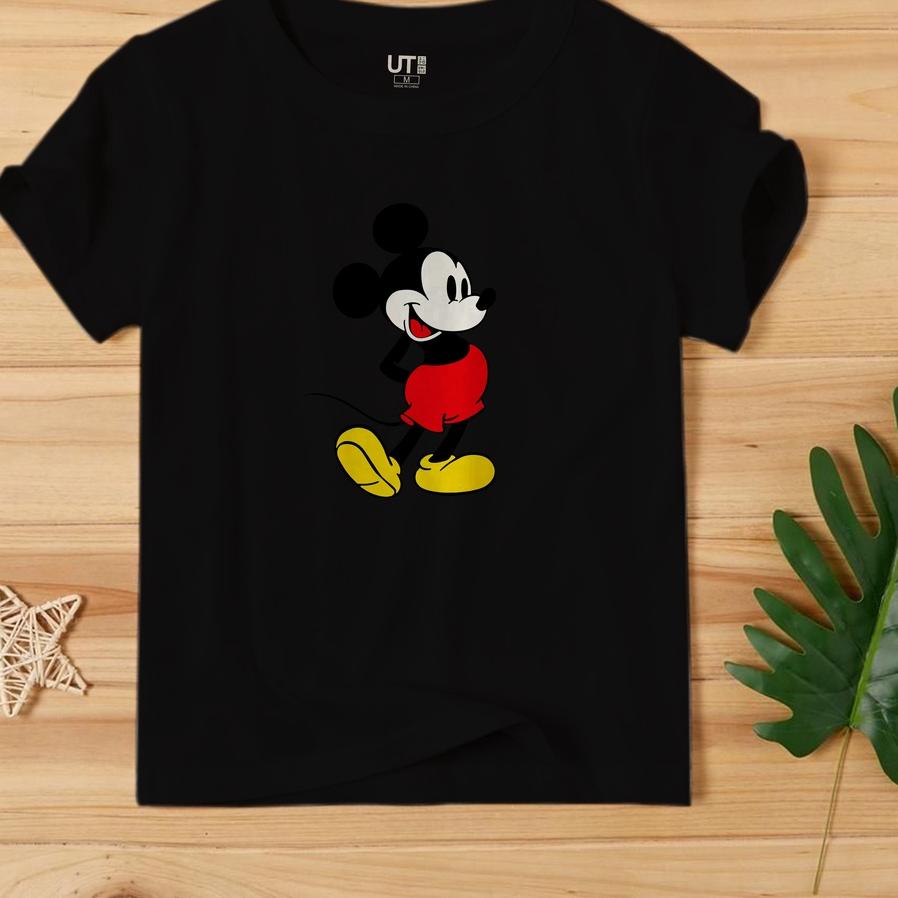➣ UNIQLO MICKEY MOUSE PREMIUM Kaos T-Shirt anak Cowok Cewek ☛