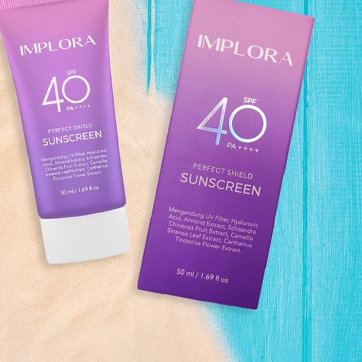✼ (INEED) Implora Perfect Shield Sunscreen SPF 40 PA++++ - Sunscreen Implora - Perfect Shield Implor