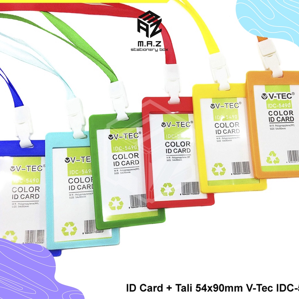 

V-tec ID Card + Tali IDC-5490 / ID Card Holder + Lanyard Vtec