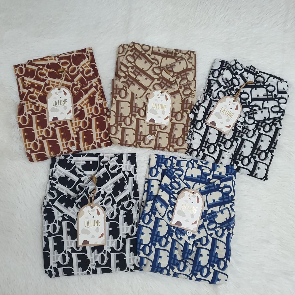 SETELAN LALUNE MOTIF DR BOLD 100% ORIGINAL IMPORT BANGKOK