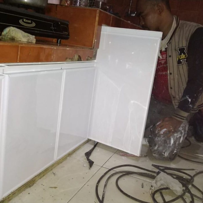 Rak Dapur Kitchen Set Alumunium, Pintu Kitchen Set