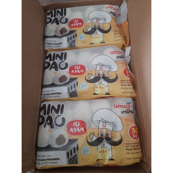 

Minipau Isi Daging Ayam isi 30 pcs