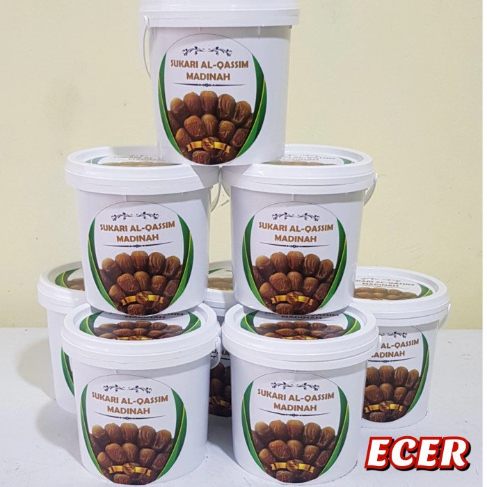 

Kurma Sukari Ember 850 Gr Alqosim Premium
