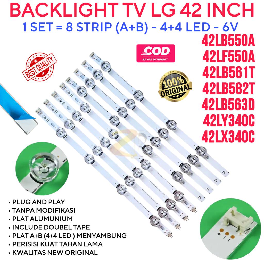 BACKLIGHT TV LED LG 42 INC 42LB550 42LF550 42LB561 42LB563 42LX340 42LB582 42LB550A 42LF550A 42LB530A 42LB561T 42LB582T 42LB563D 42LY340C 42LX340C