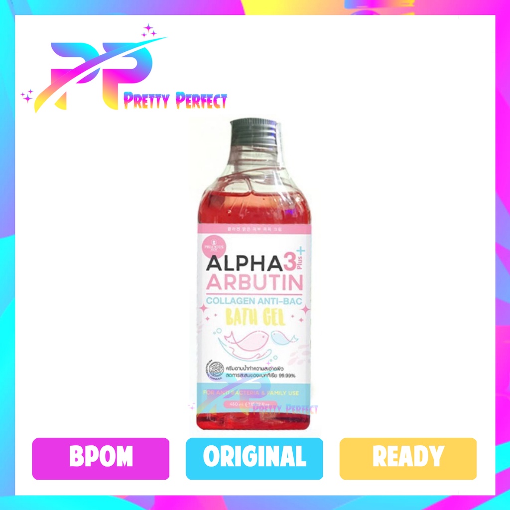 Precious Skin Alpha Arbutin 3 Plus Collagen Anti Bac Bath Gel