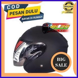 tools n parts Helm kyoto / helm DYR KYOTO solid BLACK DOFF termurah 140ZZ3