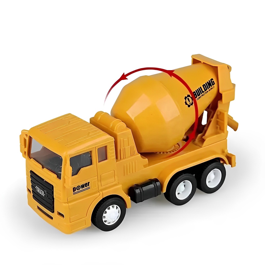 Construction Electric Truck B/O Diecast | Mainan Anak Laki Laki Mobil Mobilan | Kado Ulang Tahun Anak Cowok