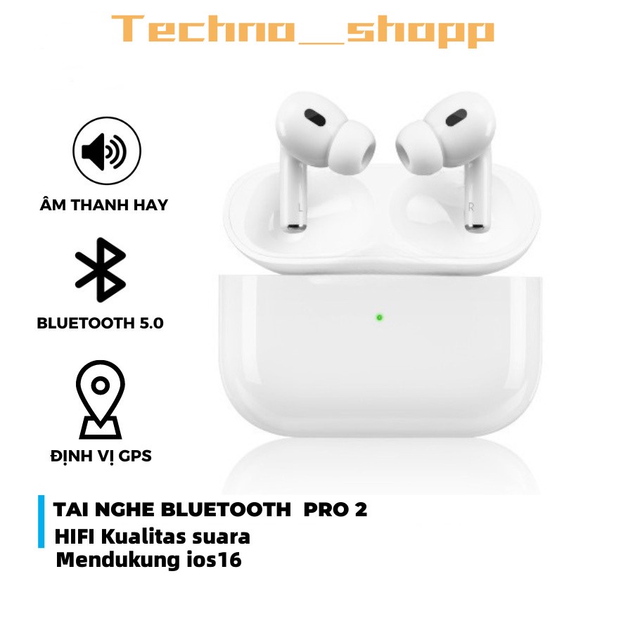 (COD) Earphone The Pods Pro 2nd Generation 2022 Wireless Charging Case byTechno_shopp