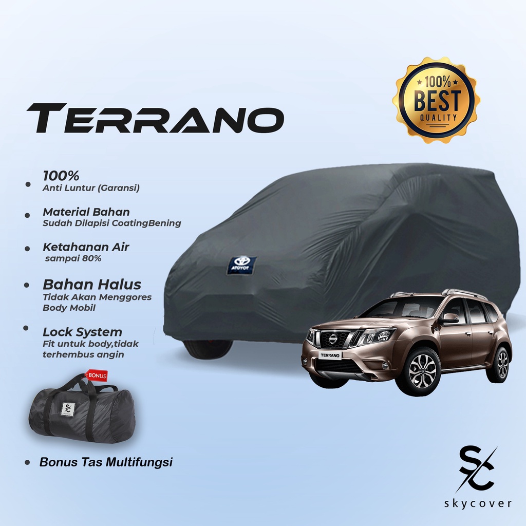 Body Cover Mobil Nissan Terrano Sarung Selimut Mobil Terrano Penutup Tutup Waterproof