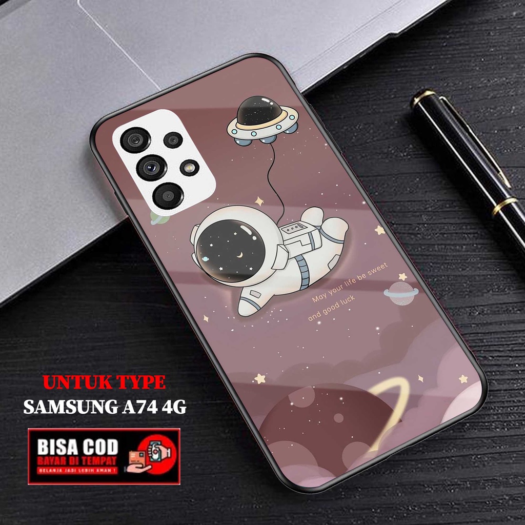 Case Samsung A74 4G - AGM CASE - Fashion Case hp Samsung A74 4G - Casing hp Samsung A74 4G - Silikon