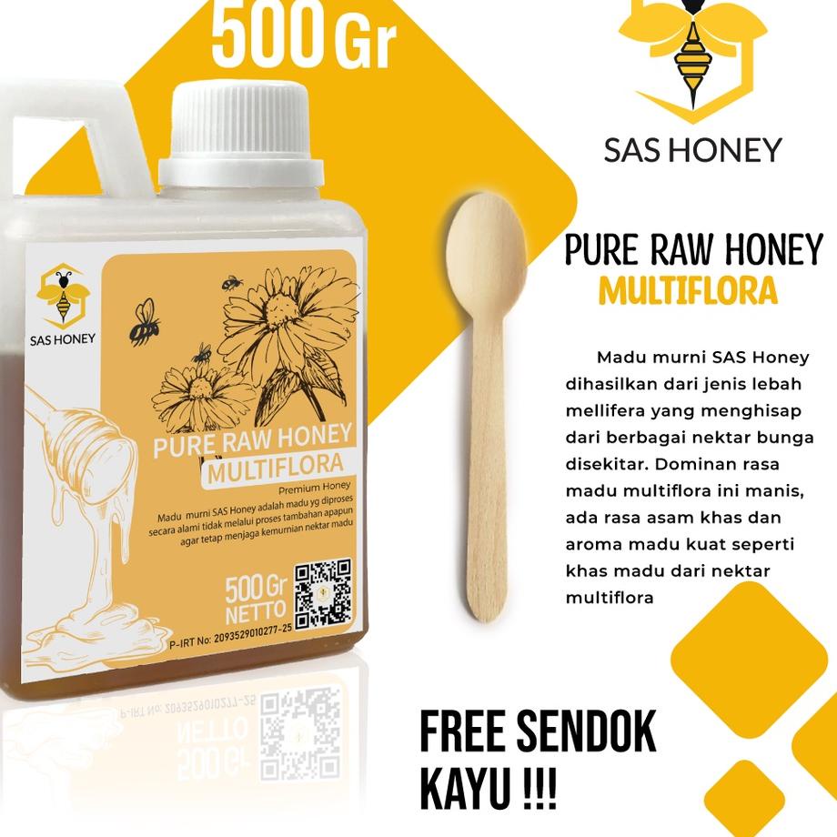 

❃ Asli Murni 500gr Sas Honey Nektar Bunga Multiflora ►