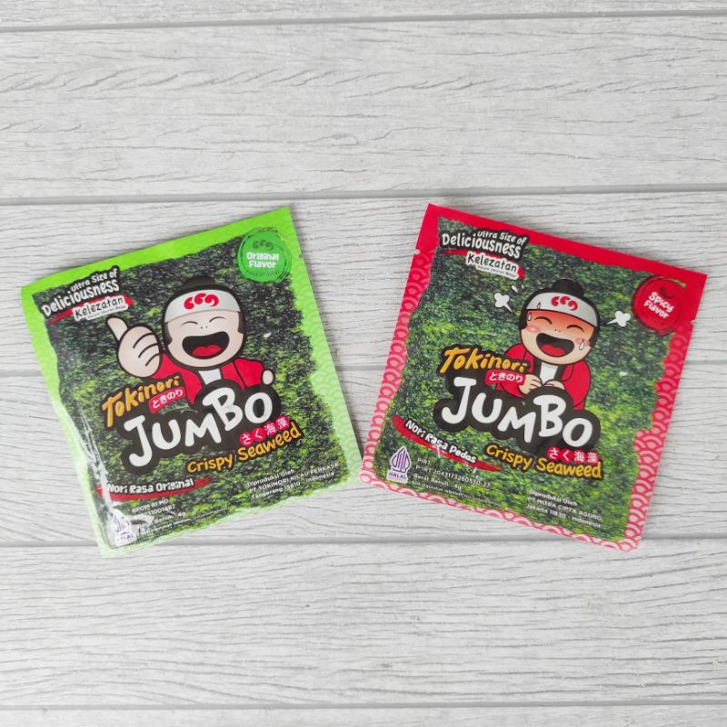 

Tokinori Jumbo Crispy Seaweed 4grVegetarian Vegan