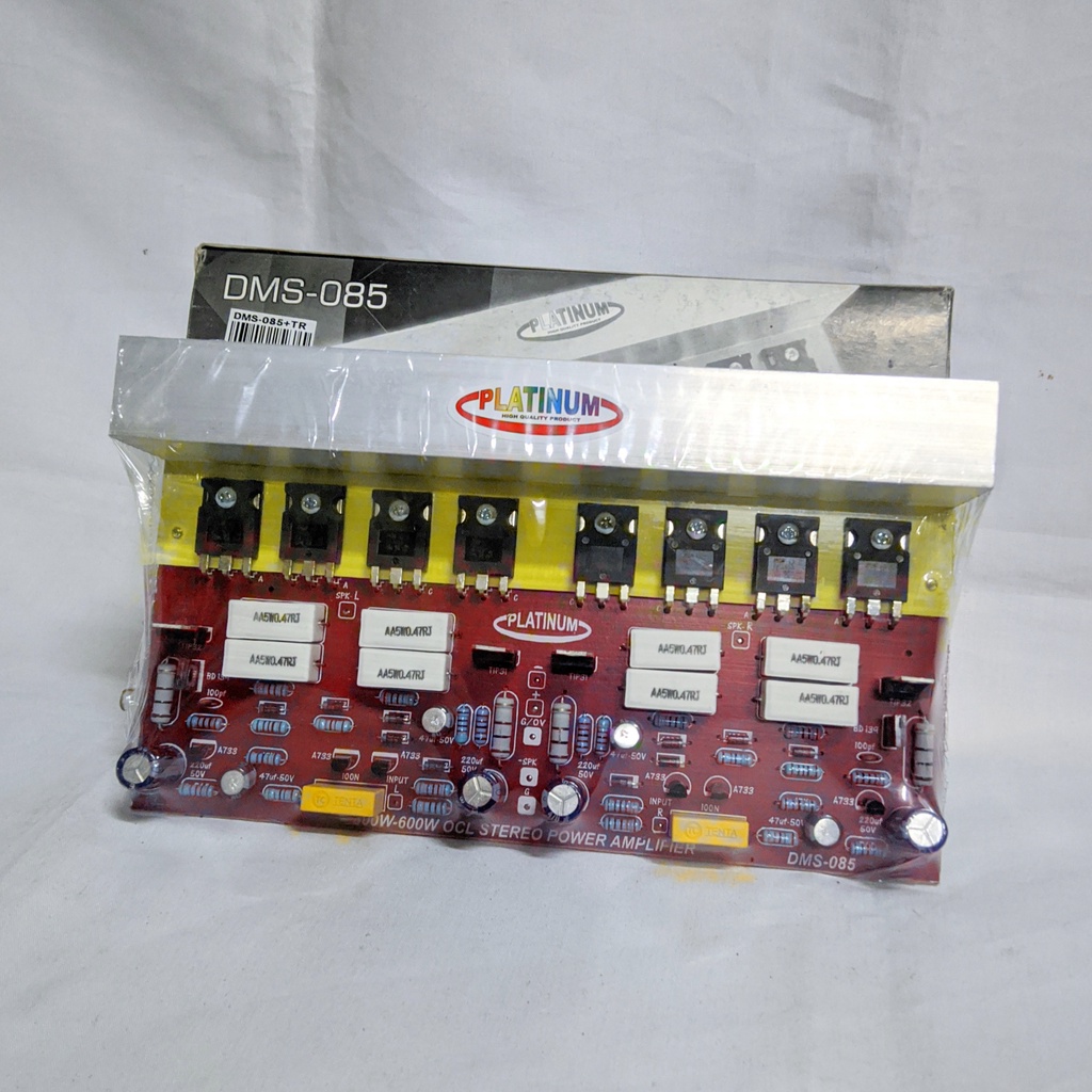 Kit Power Amplifier OCL PLATINUM Stereo 300-600Watt DMS-085+TR Final