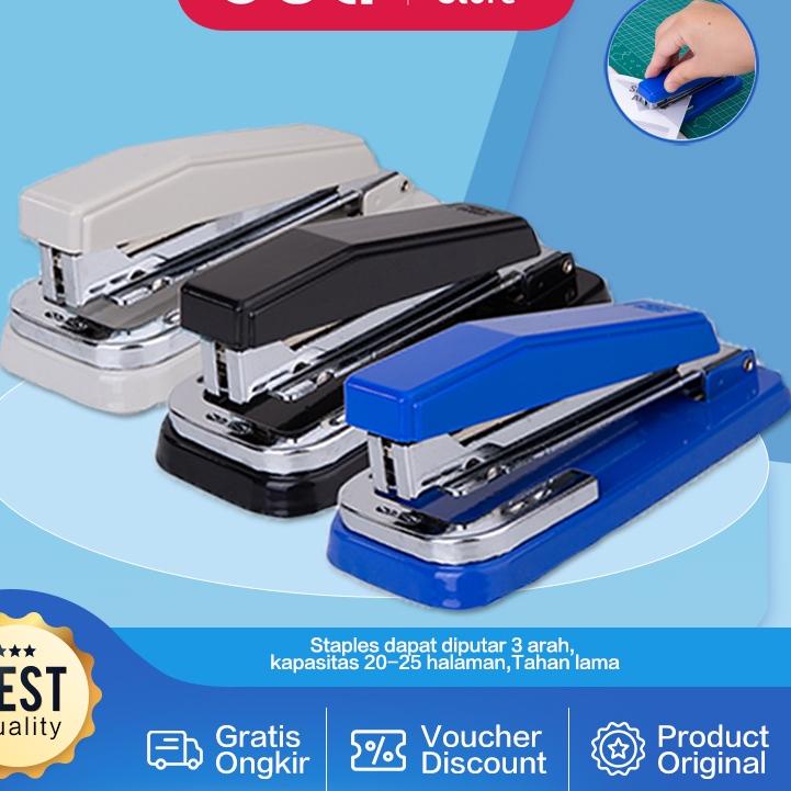 

Paket Hemat Deli Rotary Stapler / Hekter Staples Putar Isi Ukuran 24/6 26/6 Keperluan Kantor E0414